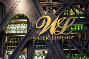 Water Library Logo facade Central Embassy Bangkok Thailand