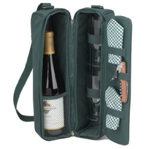 Classic Sunset Deluxe Wine Carrier for 2 Ascot