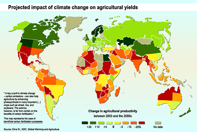 Projected_impact_of_climate_change_on_agricultural_yields_by_the_2080s,_compared_to_2003_levels_(Cline,_2007)